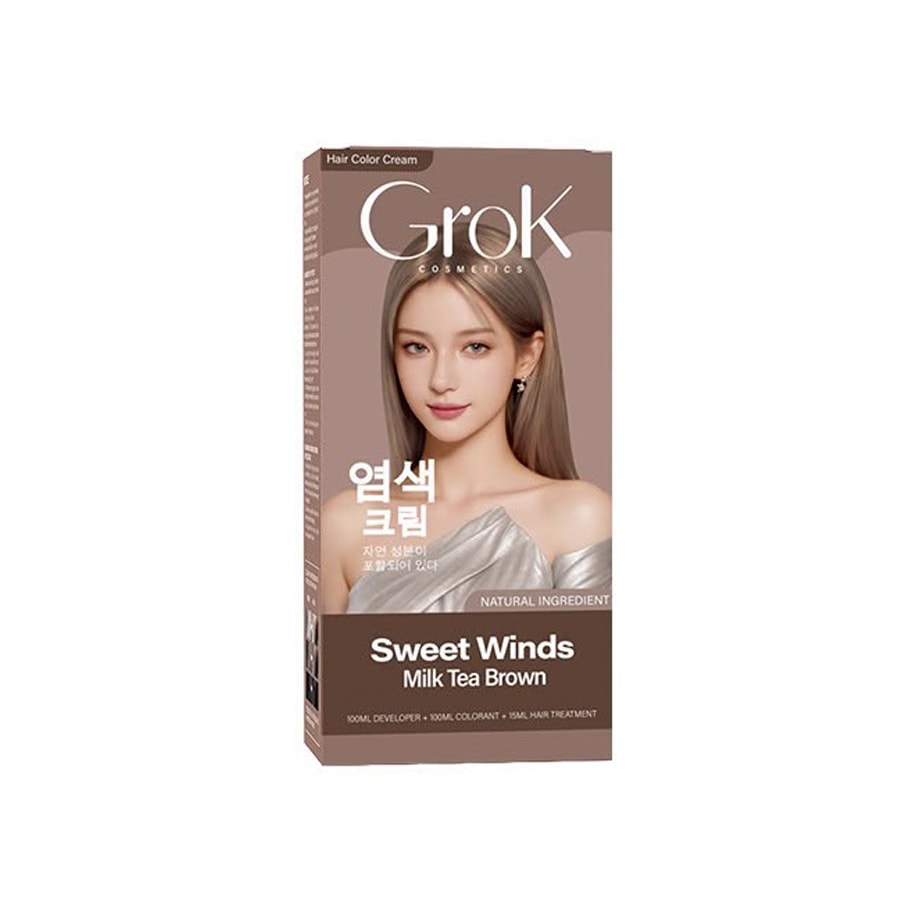 GroK Sweet Winds Milk Tea Brown GK-15 крем-краска 100 мл.